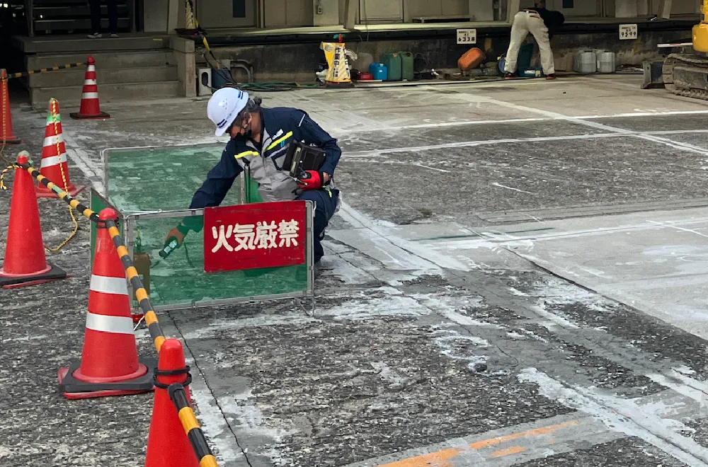 ガス漏れ箇所の特定