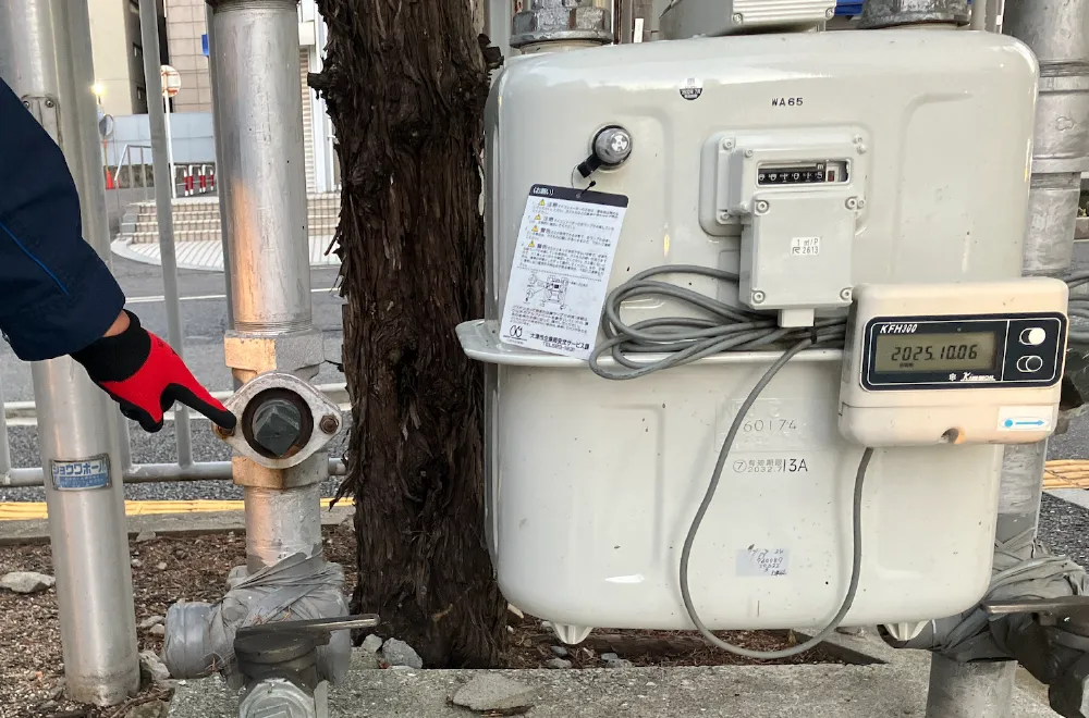 メーターガス栓